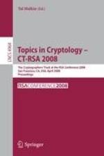 Topics in Cryptology ¿ CT-RSA 2008 af Tal Malkin