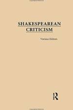Shakespearean Criticism