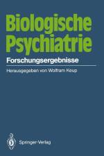 Biologische Psychiatrie af W. Keup