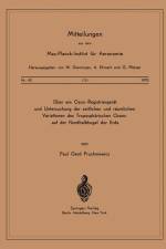 Über ein Ozon ¿ Registriergerät und Untersuchung der Zeitlichen und Räumlichen Variationen des Troposphärischen Ozons auf der Nordhalbkugel der Erde af P. G. Pruchniewicz