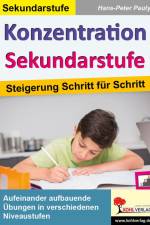 Konzentration Sekundarstufe af Hans-Peter Pauly