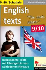 English texts - The next, please. / 9.-10. Schuljahr af Barbara Hamblock