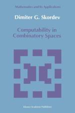 Computability in Combinatory Spaces af Dimiter G. Skordev