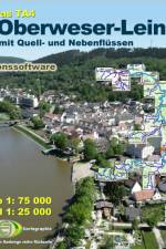 TourenAtlas 04. Oberweser-Leine Wasserwandern 1 : 75 000 af Erhard Jübermann