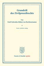 Grundriß des Zivilprozeßrechts. af Emil Schrutka Edler Von Rechtenstamm
