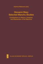 Selected Manchu Studies af Giovanni Stary