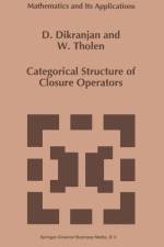 Categorical Structure of Closure Operators af Walter Tholen