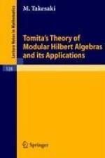 Tomita's Theory of Modular Hilbert Algebras and its Applications af M. Takesaki