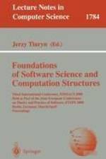 Foundation of Software Science and Computation Structures af Jerzy Tiuryn