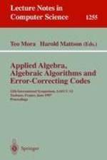 Applied Algebra, Algebraic Algorithms and Error-Correcting Codes af Harold F. Mattson