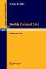 Weakly Compact Sets af K. Floret