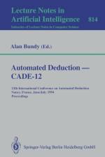 Automated Deduction ¿ CADE-12 af Alan Bundy