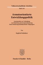 Armutsorientierte Entwicklungspolitik. af Siegfried Schönherr