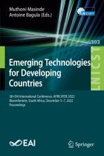 Emerging Technologies for Developing Countries af Antoine Bagula