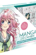 Manga zeichnen Adventskalender - Manga zeichnen lernen in 24 Tagen. Mit Anleitungsbuch, Workbook und Zeichenmaterial af Gecko Keck