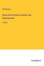 Revue des Societes Savantes des Departements af Anonymous
