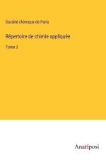 Répertoire de chimie appliquée af Societe Chimique De Paris