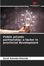 Public private partnership: a factor in provincial development af Donat Kalombo Mulunda