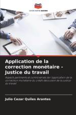 Application de la correction monétaire - Justice du travail af Julio Cezar Quiles Arantes