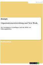 Organisationsentwicklung und New Work af Anonymous