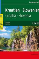 Kroatien - Slowenien, Autoatlas 1:150.000, freytag & berndt af Berndt