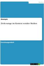Zivilcourage im Kontext sozialer Medien af Anonymous