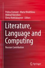 Literature, Language and Computing af Elena Riekhakaynen