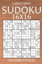 Large Print Sudoku 16x16 - 100 Hard Puzzles af Oliver Hammond