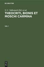 Theocriti, Bionis et Moschi carmina. Vol 1 af V. C. Valkenarii