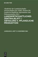 Dezember 1964 af Institut für Orientforschung Deutsche Akademie der Wissenschaften zu Berlin