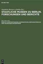 Kunsthistorische, numismatische, restauratorische und volkskundliche Beiträge af Hans Ebert