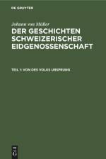 Von des Volks Ursprung af Johann Von Muller