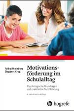 Motivationsförderung im Schulalltag af Falko Rheinberg