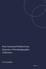 Non-Canonical Psalms from Qumran: A Pseudepigraphic Collection af Eileen M. Schuller