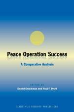 Peace Operation Success: A Comparative Analysis af Daniel Druckman