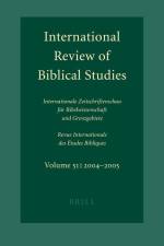 International Review of Biblical Studies, Volume 51 (2004-2005) af Bernhard Lang