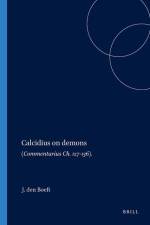 Calcidius on Demons: (Commentarius Ch. 127-136) af J. Den Boeft