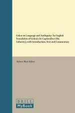Galen on Language and Ambiguity: An English Translation of Galen's de Captionibus (on Fallacies), with Introduction, Text, and Commentary af Robert Blair Edlow