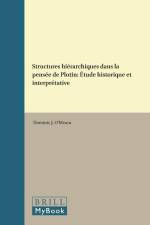 Structures Hiérarchiques Dans La Pensée de Plotin: Étude Historique Et Interprétative af O'Meara