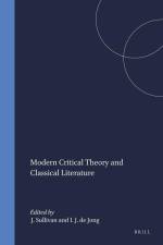 Modern Critical Theory and Classical Literature af J. P. Sullivan