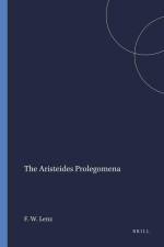 The Aristeides Prolegomena af Friedrich Walter Lenz