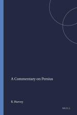 A Commentary on Persius af R. A. Harvey
