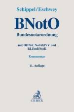 BNotO. Bundesnotarordnung af Claudius Eschwey