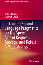 Instructed Second Language Pragmatics for The Speech Acts of Request, Apology, and Refusal: A Meta-Analysis af Farzaneh Shakki