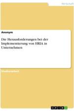 Die Herausforderungen bei der Implementierung von HRIA in Unternehmen af Anonymous