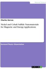 Nickel and Cobalt Sulfide Nanomaterials for Magnetic and Energy Applications