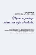 Menus de printemps adaptés aux règles abondantes af Cedric Menard