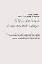 Menus d'hiver adaptés à la pose d'un stent cardiaque. af Cedric Menard