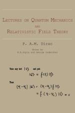 Lectures on Quantum Mechanics and Relativistic Field Theory af P. A. M. Dirac