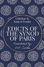 Edicts of the Synod of Paris af King Of Franks Chlothar